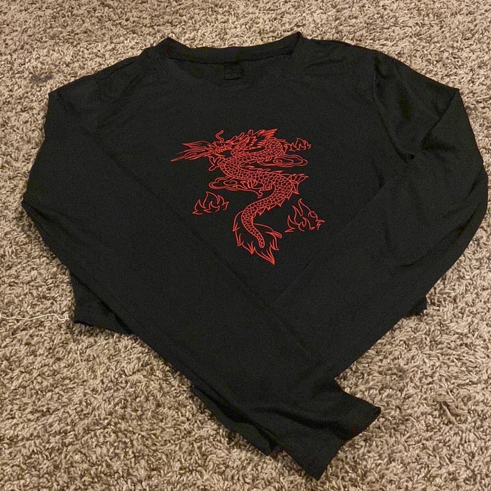 crop top long sleeve